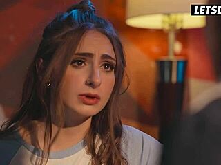 tsa releases guilty teen but flight attendant punishes her with lesbian scissoring and face sitting