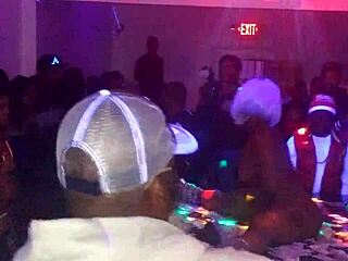 Striptease and clothes ripped by Cherise Roze at Halloween Party