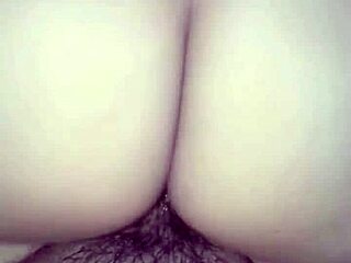 Feeling intense as I fuck my girlfriend's pussy with my monster cock in the room