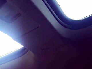 Ebony Babe Gives Sloppy Blowjob In Car!