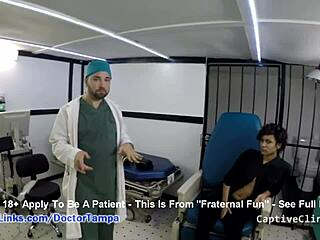 Jackie Banes, Mind-Controlled Patient, Spreads Her Ebony Pussy in Latex at Hospital!