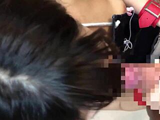 A・O Amateur Gets Upside-Down Irrumatio And Facial.