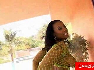 teen performs on webcam for fun