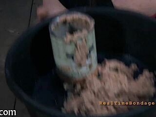 Tormenting babe with toy in private area exploration