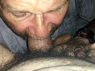 round 2 with the old trucker, getting that sloppy blowjob again 😏 amateurs join in for more fun