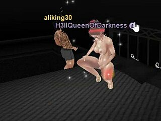 Cartoon cheating: Second Life's h3llqueenofdarkness & aliking30
