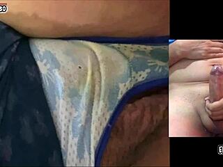 I just can't stop watching my horny friend as that big cock explodes with cum all over, it's so damn hot and messy, you know?