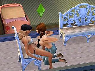 Want to see big-tit lesbians with toys?