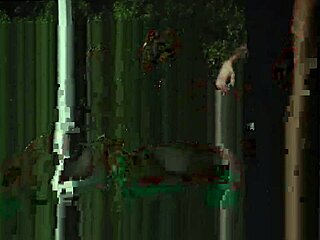 teen in jeans fucks while boy jerks with lube