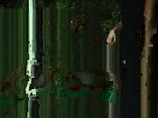 teen in jeans fucks while boy jerks with lube