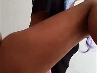 Mexican beauty's small tits and tight pussy