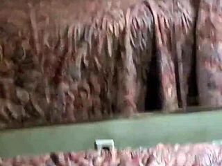 Bent over latina in doggystyle one night stand