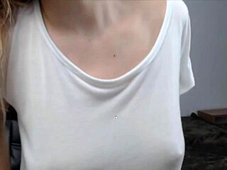 Blonde Chick Enjoys Fun Activities With Friends