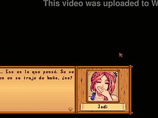 Jodi And Caroline Enjoy Spa Time In Stardew Valley