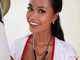 Putri cinta plays a horny nurse in hospital sex tape