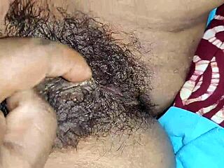 Sister-in-law's pussy is wet and glistening with arousal in intimate moment