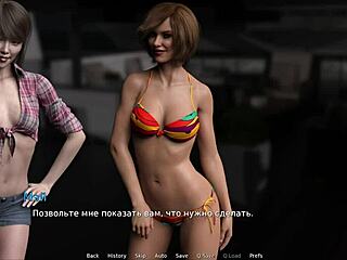 bikini girl pickup in waterworld hentai game episode 1 scene 11