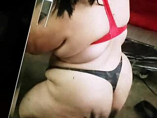 Latina BBW Gives Intense Blowjob To Cock