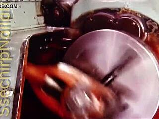 Wife starts early morning intimacy on summer day