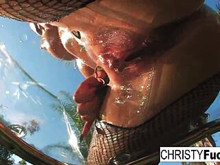 Christy mack displays big tits and ass in compilation.