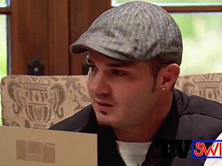 She tells her friend she wants that hard cock now in this reality orgy group scene