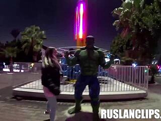 Big ass amateur Alexa Mills gets fucked in Disney World
