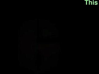 A transsexual beauty's solo masturbation session