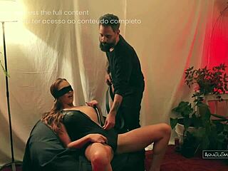 amanda borges gets spanked with belt by mario in red room teaser part 1