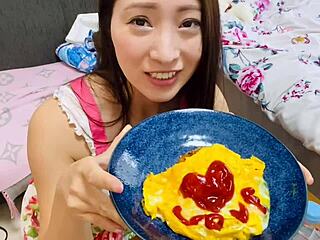 Enjoy Homemade Omurice Together