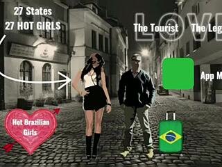 Ever wonder what a tourist gets in Sergipe Brazil? A lick of beautiful brown Brazilian pussy!