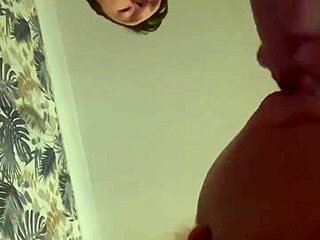 amateur couple's intimate blowjob session