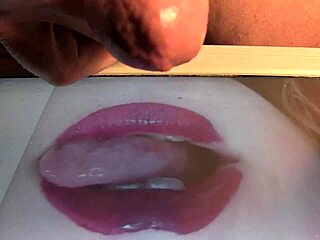 Goddess performs blowjob on horned god for cum tribute