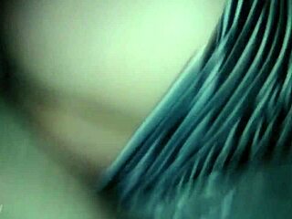 With my girlfriend in striped dress