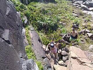 Redhead teen with big tits rides monster cock 😍