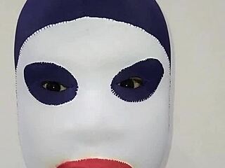 Zentai blackout contact lens blind eye experience