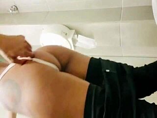 Big Dick in Gym, Can't Hold It, Heads to Bathroom