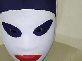 Zentai blackout contact lens blind eye experience