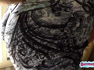 Blonde Woman Undresses Slowly, Revealing Her Big Ass in Dress