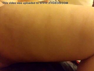 Wife enjoys homemade dildo fucking leading to intense squirting orgasm