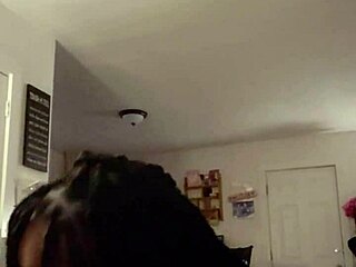 Good head on big black monster cock