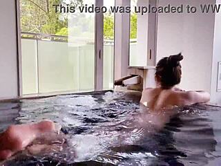 at akiu onsen the buttocks are from hot water.