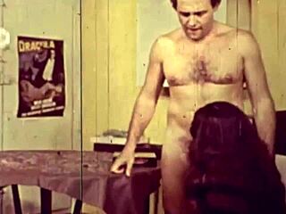 Mature MILFs Ask, 'Ready for Vintage Threesome Fucking?'