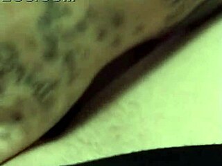 she sucks his cock in a deep blowjob