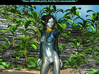 Let's Play This Sci-Fi Mission With Aletta's Shaved Pussy Fucking Ending!