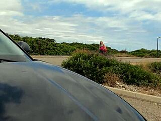 Want To See European Blowjob In Car?