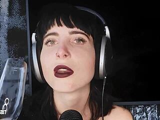 Lou Nesbit and Lia Louise in a dirty femdom cei asmr session