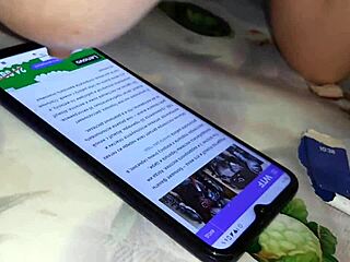 my girlfriend plays with her big boobs on phone, lesbian fun