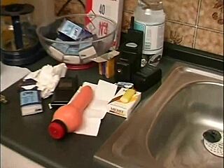 This brunette MILF is dying to grope her hairy pussy right now.