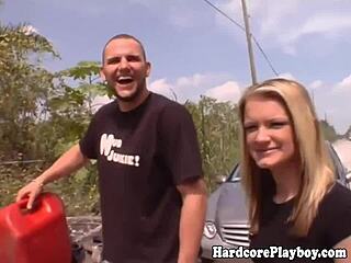 Amateur Blonde Babes Perform Close-Up Hardcore Actions