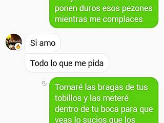 Esposa catches husband sexting a prostitute and intervenes